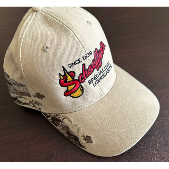 NEW Schaeffer’s Lubricants Dri-Duck Bass Fishing Hat Embroidered Bass Cap - Picture 2 of 9